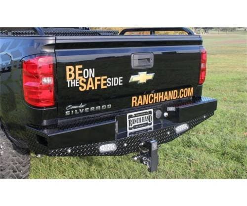 Ranch Hand Sport Series Rear Bumper for Chevy/GMC (2014-18) 1500 (Lighted with Sensor Plugs)