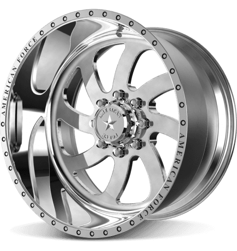 American Force Blade SS Wheel, 22"x12", 8"x6.5" (Mirror Polished Finish)