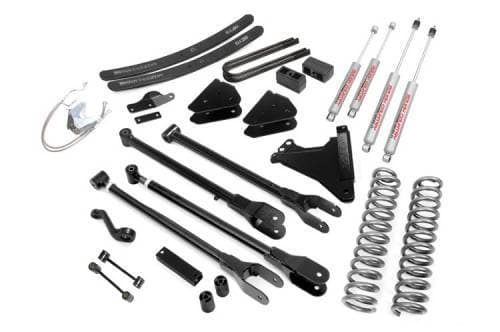 Rough Country Lift Kit for Ford (2008-10) F-250/F350, 4WD, 6"