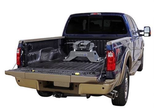 B&W Gooseneck Companion 5th Wheel Hitch, Ford (W/Factory Puck Rail System)