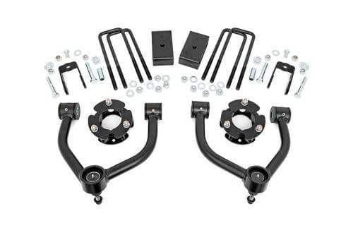 Rough Country Lift Kit for Nissan Titan XD (2016-18) 5.0L, Cummins, 3"