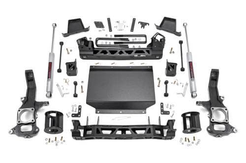 Rough Country Lift Kit for Nissan Titan XD 4WD (2016-18) 5.0L, Cummins, 6"