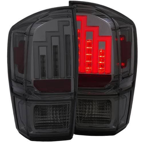Anzo LED Taillights for Toyota (2016-23) Tacoma (Chrome Smoke Lens)