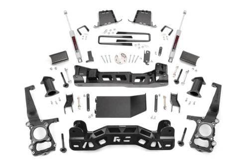 Rough Country Lift Kit for Ford (2011-14) F-150 4x4, 6"