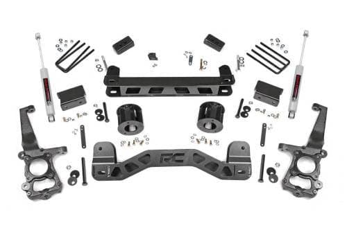 Rough Country Lift Kit for Ford (2015-18) F-150 (2WD), 4"