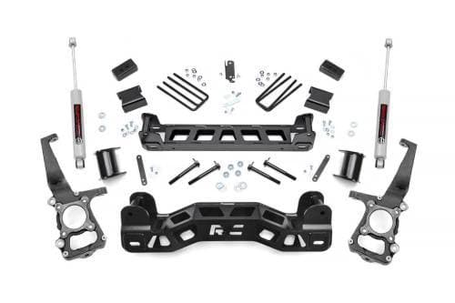 Rough Country Lift Kit for Ford (2009-14) F-150 (2WD), 4"
