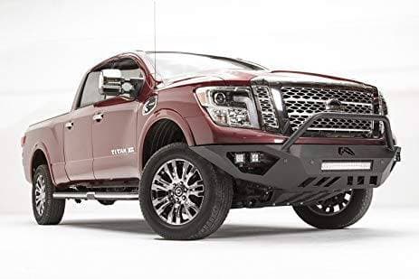 Fab Fours Vengeance Front Bumper W/ Prerunner Bar, Nissan (2016-18) Titan XD