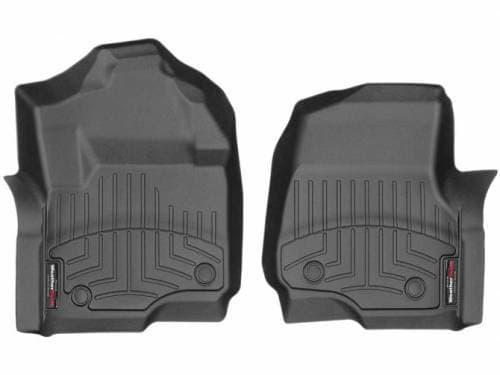 WeatherTech Front Floorliners, Ford (2017) F-250/F-350/F-450, Front, Black