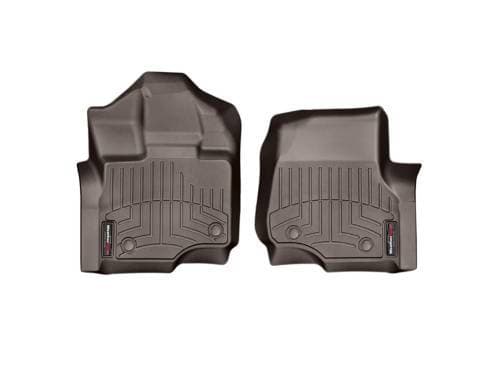WeatherTech Front Floorliners, Ford (2017) F-250/F-350/F-450, Front, Cocoa