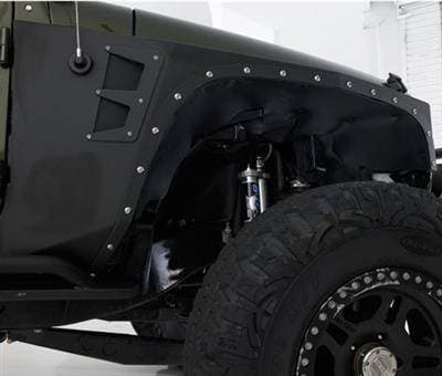 Smittybilt XRC Armor Front Fender Flare Kit, Jeep (2007-18) JK Wrangler