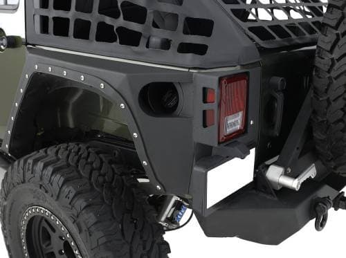 Smittybilt XRC Armor Rear Corner Guard Kit, Jeep (2007-18) JK Wrangler, 2 Door