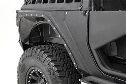 Smittybilt XRC Armor Rear Corner Guard Kit, Jeep (2007-18) JK Wrangler, 4 Door