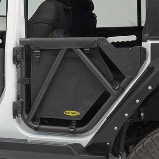 Smittybilt SRC Gen2 Rear Tube Doors, Jeep (2007-18) JK Wrangler