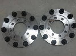 Diamond T 10 Lug Dually Wheel Adapters for Ford (1999-04) F-350 / F-450 / F-550 Dually (front only) (8 on 225)
