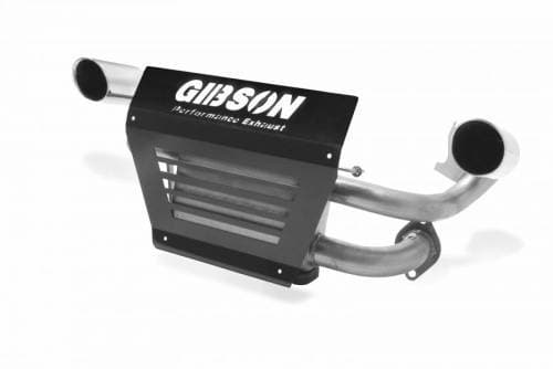 Gibson UTV Exhaust, Polaris (2015-17) RZR, Dual Exhaust, Stainless, Non Turbo Model