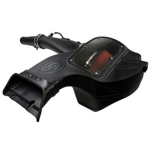 S&B Cold Air Intake Kit for Ford (2018-21) F-150 3.0L Power Stroke (Cotton Cleanable, Red)