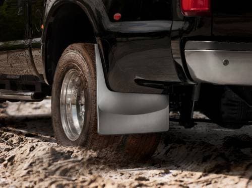 WeatherTech Mud Flaps, Ford (2008-10) Super Duty, Rear (Dually) Black