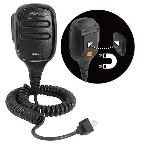 Rugged Radios RM-60 and RM-45 Hand Mic with Scosche MagicMount