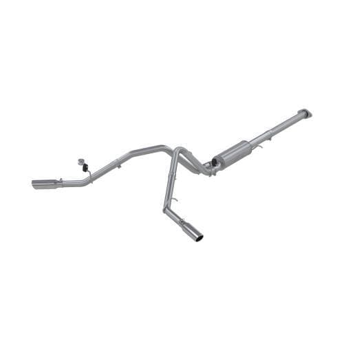 MBRP Cat Back Exhaust, Chevy/GMC (2009-11) 1500/1500HD, 4.8L & 5.3L EC/CC, Dual Split Side, T409 Stainless