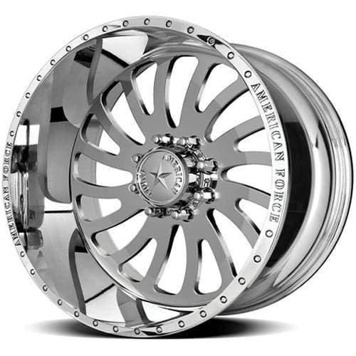 American Force Octane SS Wheel, 22"x12", 8"x6.5" (Mirror Polished Finish)