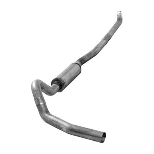Diamond Eye 5" Cat Back Exhaust, Chevy/GMC (2006-07) 2500-3500HD, 6.6L Duramax, Single, Aluminized