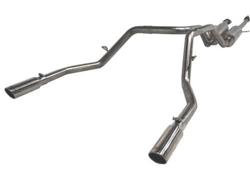MBRP Cat Back Exhaust, Toyota (2009-11) Tundra, 5.7L, DC-StdB/CM-SB, Dual Split Rear, T409 Stainless