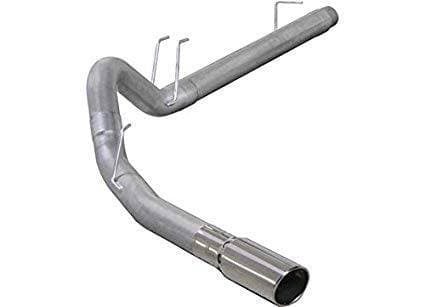Diamond Eye 4" D.P.F. Back Exhaust, Ford (2008-10) F250/F350, 6.4L Power Stroke, Single, Aluminized