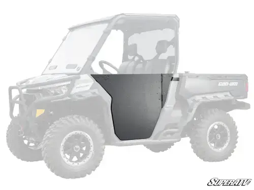 SuperATV HDPE Half Doors for Can-Am (2016-26) Defender