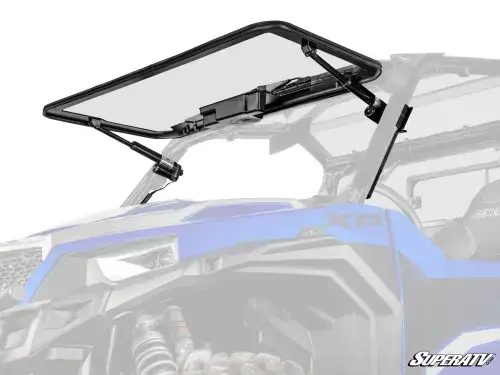 SuperATV Maxdrive Power Flip Glass Windshield for Polaris (2020-24) General XP 1000 (w/out Wiper and Washer Kit)