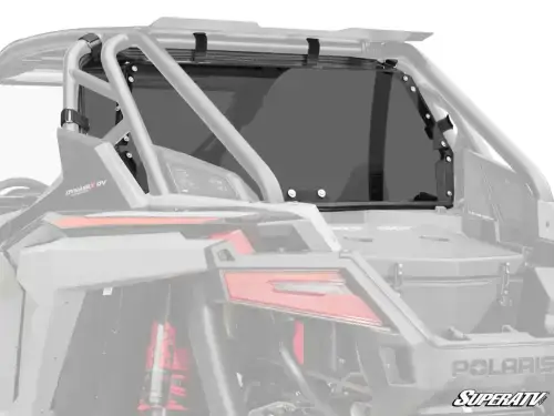 SuperATV Rear Windshield for Polaris (2025) RZR Pro S (2 Seat, Standard Polycarbonate - Light Tint)