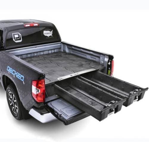 DECKED Truck Bed Storage Drawers & Accessories for Nissan (2016-24) Titan w/ Decked Out Package (5 FT 7 Inch Bed)