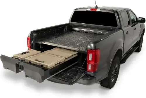 DECKED Truck Bed Storage Drawers & Base Accessory Pack for Ford (2019-23) Ranger w/ Decked Out Package (5 FT Bed)