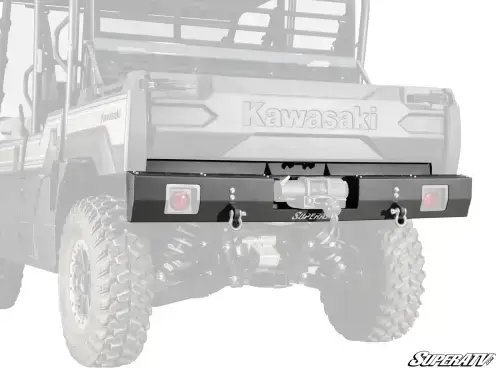 SuperATV Winch Ready Rear Bumper for Kawasaki (2015-24) Mule