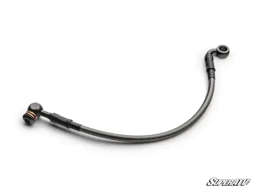 SuperATV Extended Steel-Braided Brake Line (7.5MM x 12" w/ 90 Degree Banjo Fitting)