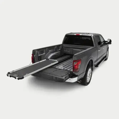 DECKED CargoGlide Truck Bed Slide for Full-Size Trucks or Cargo Vans, Half Bed Width (6 FT 4 Inch - 6 FT 7 Inch Beds)
