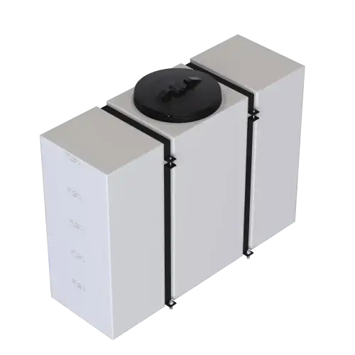 S&B 100 Gallon Slim Detail Tank w/ Straps