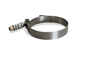 DieselSite Spring Loaded T-Bolt Band Clamps for Boots and Hoses (3" Inner Pipe Diameter)