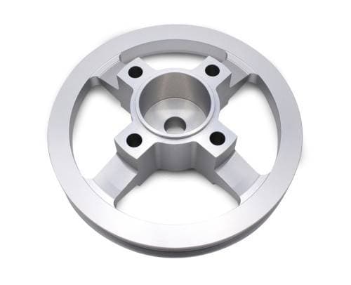 DieselSite Billet Aluminum Harmonic Replacement Balancer Pulley for Chevy/GMC (1993-00) 6.5L Turbo Diesel