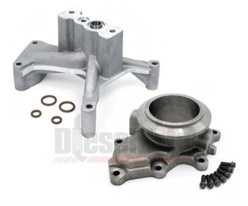 DieselSite Non-EBV Pedestal & Flange for Ford (1999.5-03) 7.3L Power Stroke (Complete Kit)
