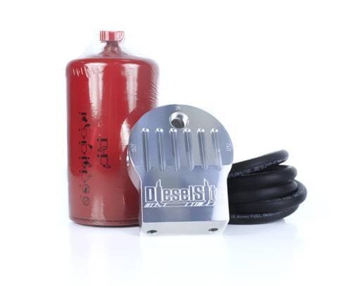 DieselSite Remote Fuel Filter Kit for Chevy/GMC (1994-00) 6.5L Diesel (Use Existing Bracket)
