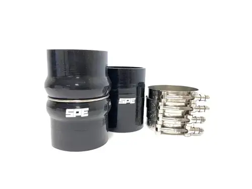 SPE Motorsport Hot Side Intercooler Pipe for Ford (2011-25) 6.7L Power Stroke, Blue Jean (Fits ALL year non-HO trucks)