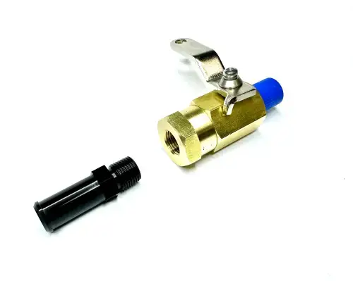 SPE Motorsport (CAT) Fuel Filter System Drain Valve Upgrade for Ford (2017-24) 6.7L Power Stroke (Including Cab & Chassis)