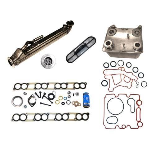 Flight Diesel EGR and Oil Cooler Kit for Ford (2004-10) 6.0L Power Stroke