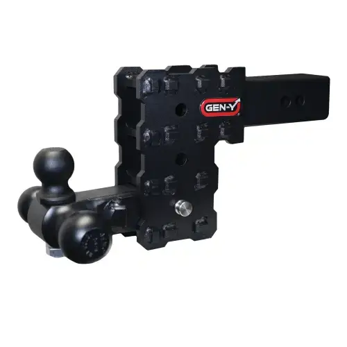 GEN-Y Hitch PHANTOM-X Drop Hitch (2.5″ Shank) 16K (Includes Tri-Ball Mount, w/ 7.5" Drop (4 Adjustable Positions))