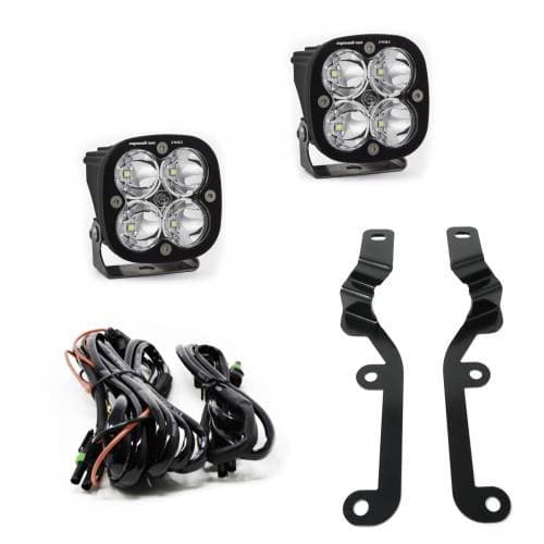 Baja Designs Squadron Pro A-Pillar Light Kit for Chevrolet (2019-24) Silverado 1500, Spot Light Pattern, Clear Lens