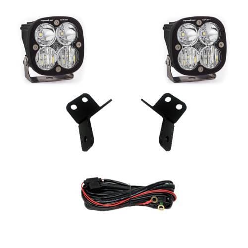 Baja Designs Squadron Sport A-Pillar Light Kit for Honda (2019-23) Talon, Driving/Combo Light Pattern, Clear Lens