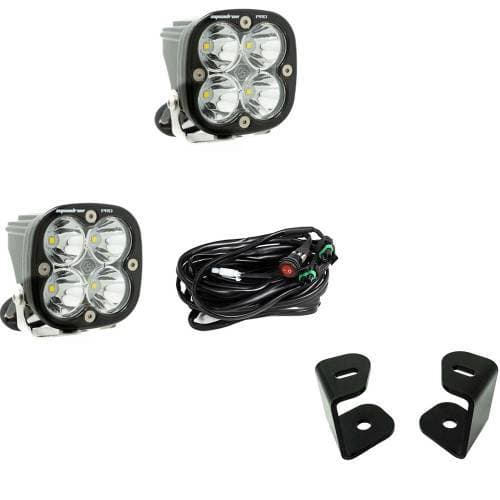Baja Designs Squadron Pro A-Pillar Light Kit for Dodge/Ram (2009-19) 1500, Driving/Combo Light Pattern, Clear Lens