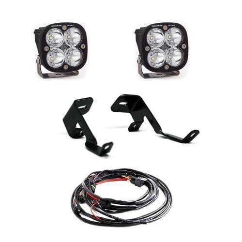 Baja Designs Squadron Sport A-Pillar Light Kit for Ford (2015-20) F-150 / (2017-20) F-150 Raptor, Spot Light Pattern, Clear Lens, Toggle Wiring