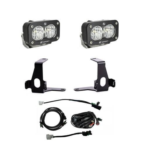 Baja Designs S2 Sport Reverse Kit for Toyota (2024-25) Tacoma, Wide Cornering Light Pattern, Clear Lens, Toggle Wiring