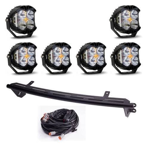 Baja Designs Bull Bar Light Kit for Ford (2023-25) F-250/350 Super Duty, LP4 Pro Lights, Driving/Combo Light Pattern, Clear Lens, Toggle Wiring